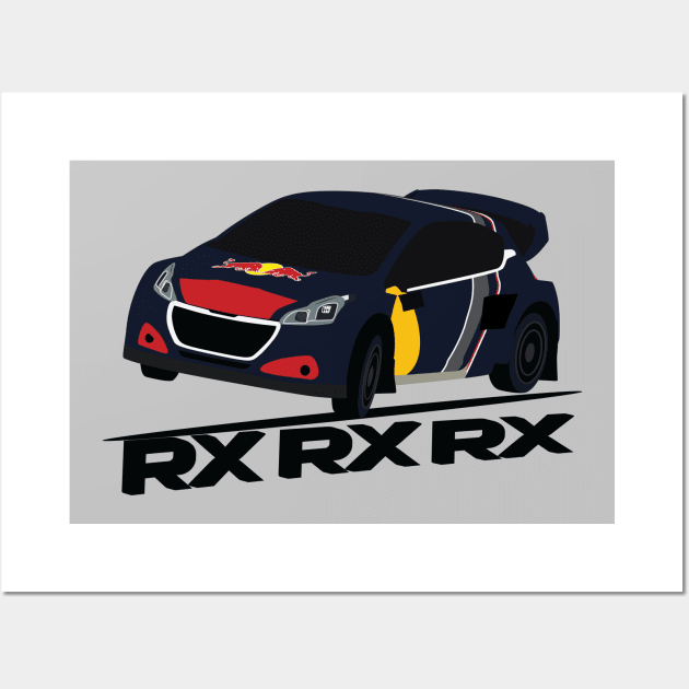 208 RX Wall Art by AutomotiveArt